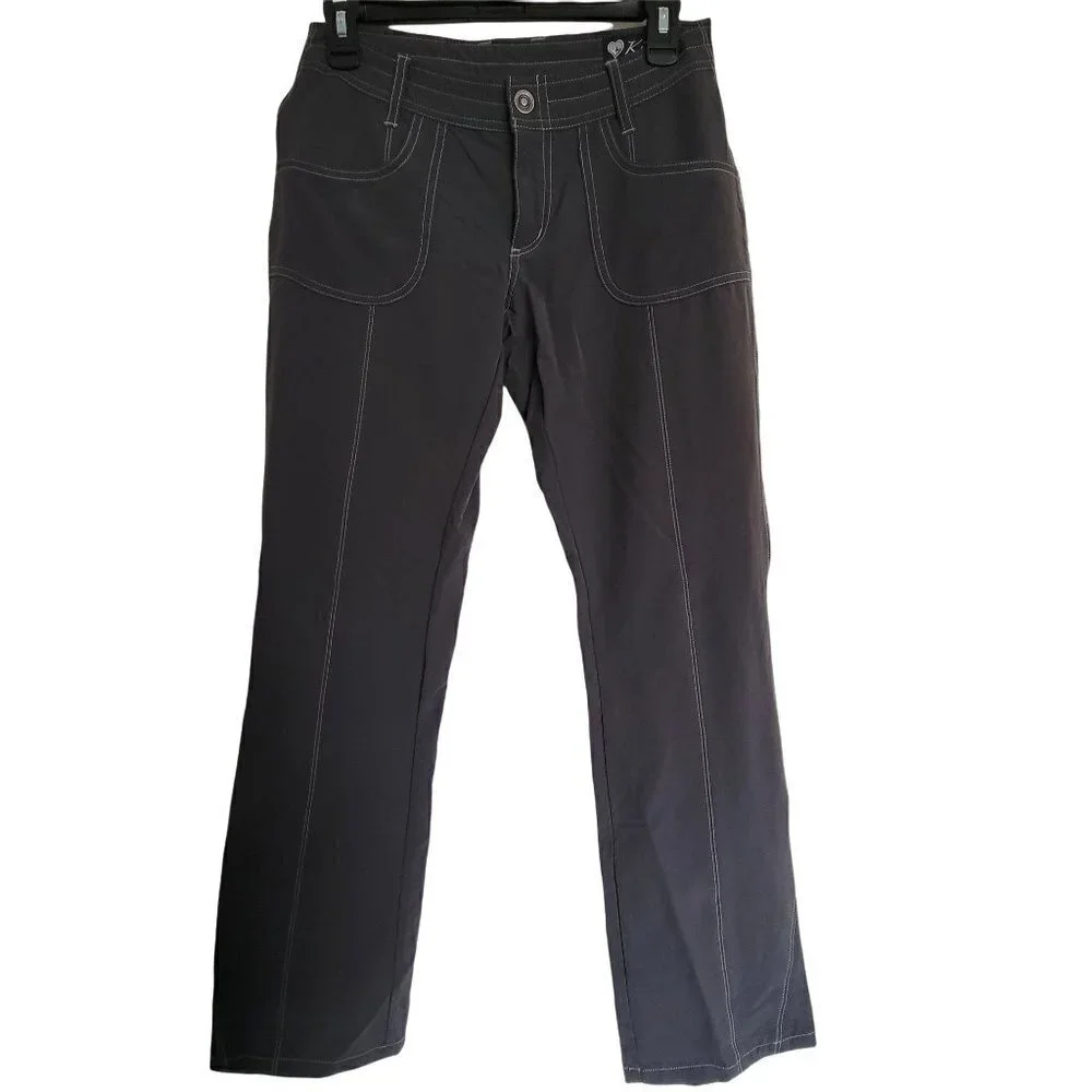 Kuhl Mountain Culture Gray Outdoor Active Hiking Long Track Cargo Style Pants 2